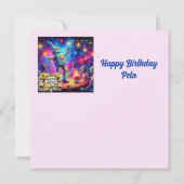 PETA ~ Carte d'anniversaire ~ Robot ~ (Dos)