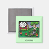 PETA & Cartoon Cartoon Drôle Magnet (Recto/Verso)