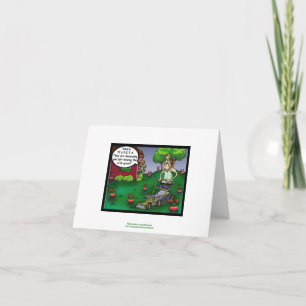 PETA & La Caricature de Crabgrass Carte humoristiq