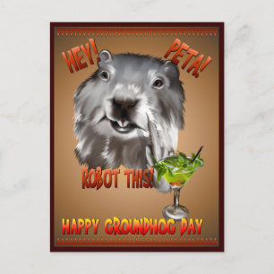 PETA! Robot Dit! Briefkaart