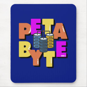 Petabyte-gegevensmeeteenheid Muismat