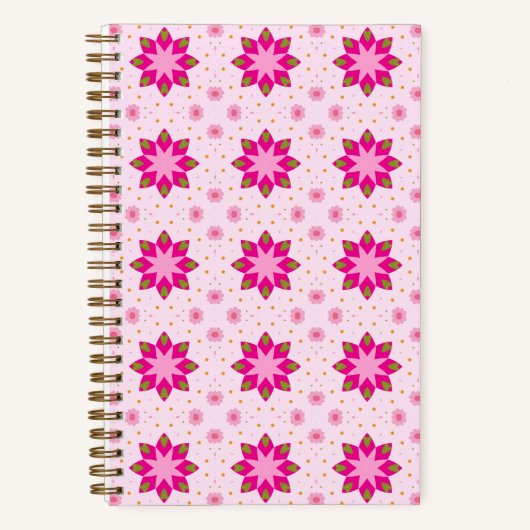 Petal Blossom Confetti pattern Notitieboek (Voorkant)