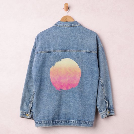 Petal Glow Denim Jacket (Hangar)