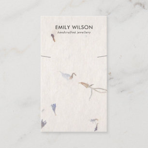 PETAL HANDMADE PAPIER KETTING BRACELET VISITEKAARTJE