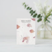 PETAL HANDMADE PAPIER-KETTING DIE WEERGAAT WEERGEV VISITEKAARTJE (Staand voorkant)