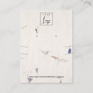 PETAL HANDMADE PAPIER-KETTING DIE WEERGAAT WEERGEV VISITEKAARTJE