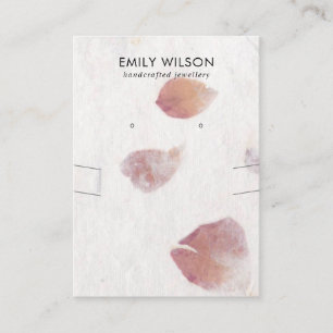 PETAL HANDMADE PAPIER-KETTING DIE WEERGAAT WEERGEV VISITEKAARTJE