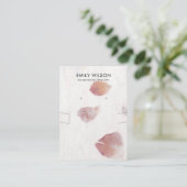 PETAL HANDMADE PAPIER-KETTING DIE WEERGAAT WEERGEV VISITEKAARTJE (Staand voorkant)