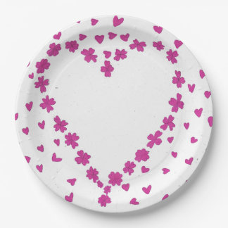 Petal Heart Paper-Bord Papieren Bordje