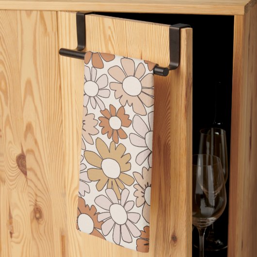 Petal Jubilee Warm Earth Boho Theedoek (Derde Gevouwen)
