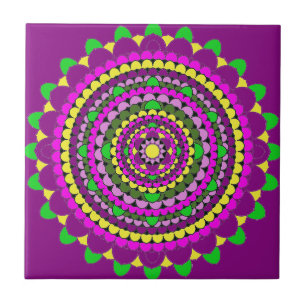 Petal Mandala Tegeltje
