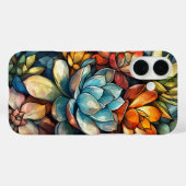 Petal Mosaic Case-Mate iPhone Case (Achterkant (horizontaal))