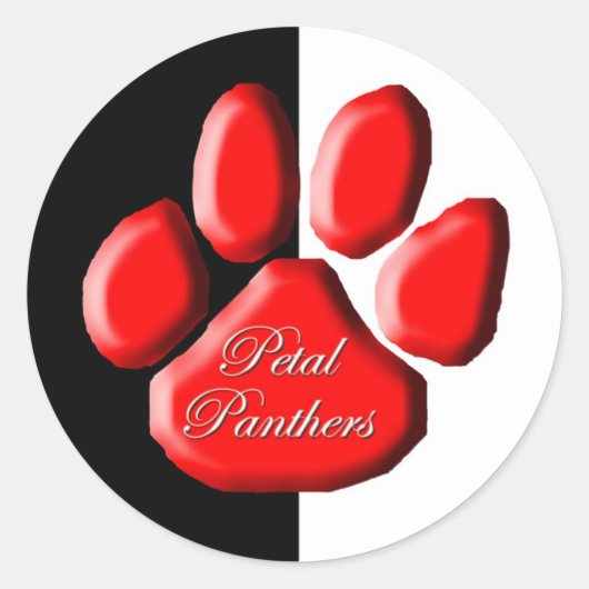 Petal Panthers Sticker (Voorkant)
