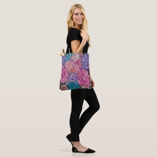 Petal Party Canvas tas (Op model)