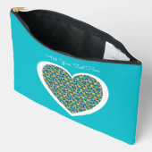 Petal Party Patroon Accessoire Zakje Etui (Open)