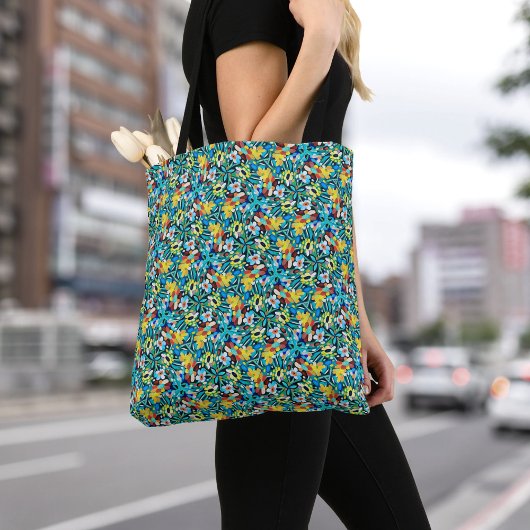 Petal Party Pattern Tas
