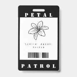 Petal Patrol Badge
