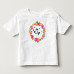 Petal Patrol Toddler Ruffle T-shirt Bloemenmeisje 