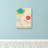 Petal Patronen I Canvas Afdruk (Insitu (Houten vloer))