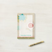 Petal Patronen I Post-it® Notes (Op bureau)