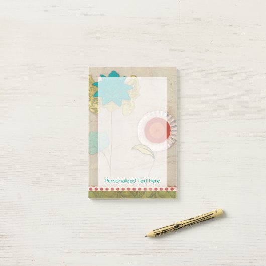 Petal Patronen I Post-it® Notes (Op bureau)