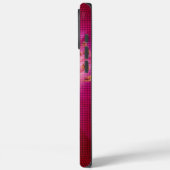 Petal Perfection: Geruit Roos Petal Pattern Art Case-Mate iPhone Case (Achterkant / Links)