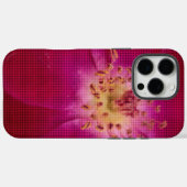 Petal Perfection: Geruit Roos Petal Pattern Art Case-Mate iPhone Case (Achterkant (horizontaal))