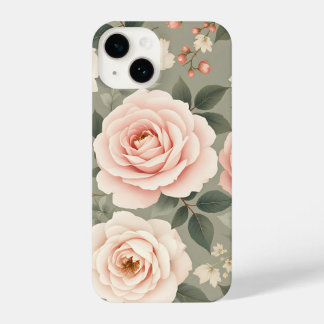 Petal Perfection: Levendige Bloemen Telefoonhoes iPhone 14 Hoesje