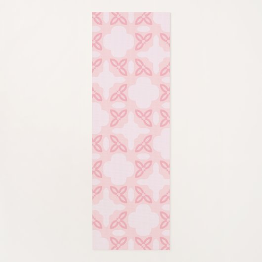 Petal Pink Elegance Yogamat (Voorkant)