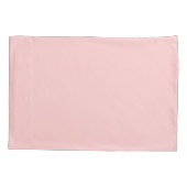 Petal Pink Greek Key Monogram Standaard Kussen Hoe Kussensloop (Achterkant)