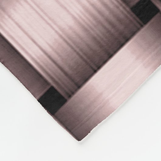 Petal Pink Ribbon Fleece Blanket (Hoek)