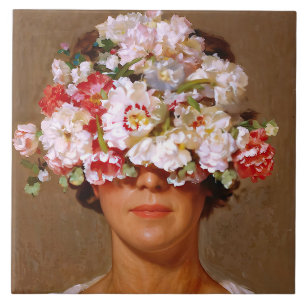 "Petal Pride" Margaret - Kunst- en bloemensociëtei Tegeltje
