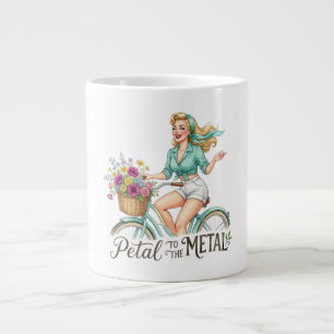 Petal to the Metal Tasse de café avec jeu de mot