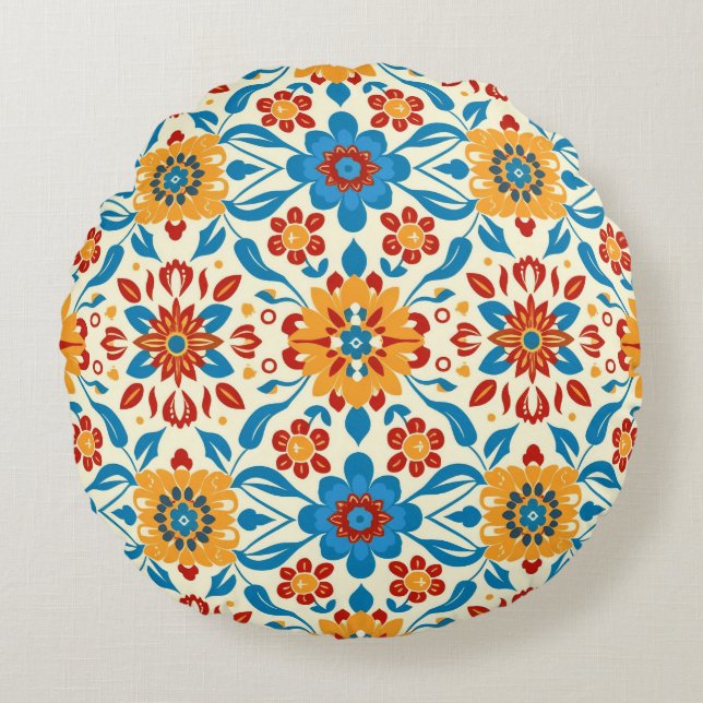 Pétale molle Whispers Coussin rond (Devant)