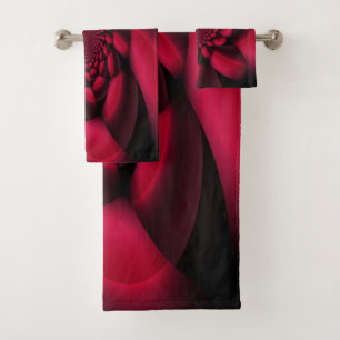 Pétale Noir Rouge Rubis