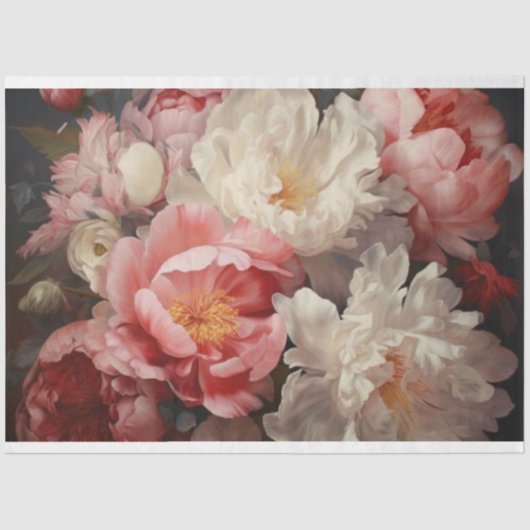 Petalen en Bloemen Tissuepapier (Voorkant)