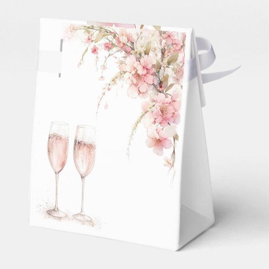 Petalen en Prosecco Vrijgezellenfeest Bedankdoosjes (Achterkant)
