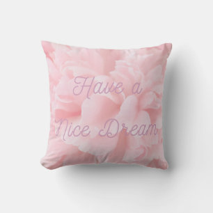 Pétales à fleurs roses Carré Coussin Jeu d'oreille
