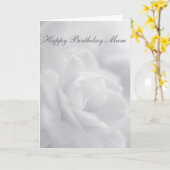 Pétales blancs doux... carte (Fleur jaune)