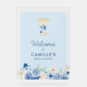 Pétales bleues et Prosecco vous souhaitent la bien (Recto)