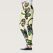 pétales botaniques leggings (Gauche)