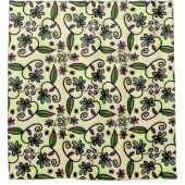 pétales botaniques rideau de douche (Devant)