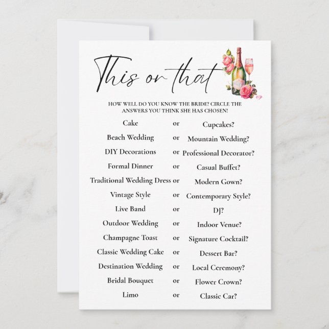 Pétales Cette ou cette douche nuptiale Carte de je (Devant)