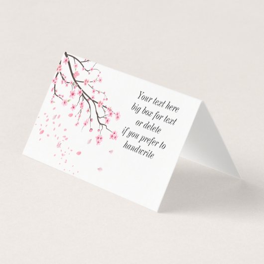 Pétales Cherry Blossom à la traîne (Front)