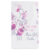 Pétales de Confetti mariage fleur fille faveur sac (Dos)