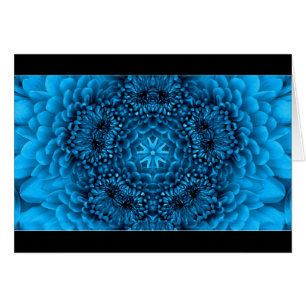 PÉTALES DE FLEURS BLEU DAHLIA