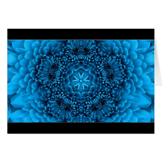 PÉTALES DE FLEURS BLEU DAHLIA (Devant horizontal)