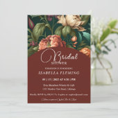 Pétales de fleurs Invitation de douche nuptiale (Debout devant)