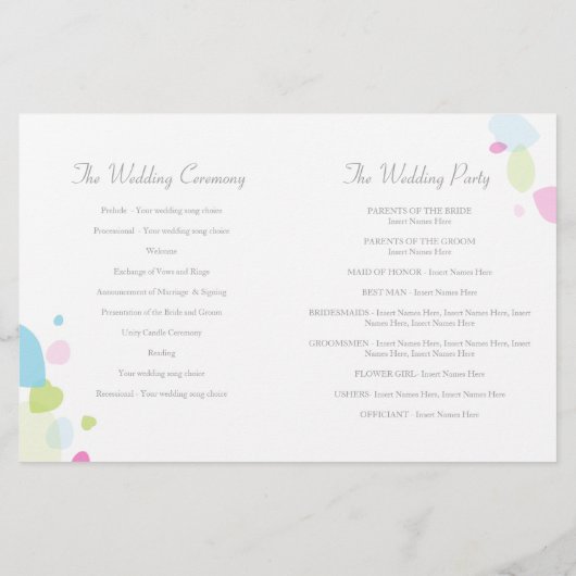 Pétales de fleurs modernes graphiques Programme de (Dos)