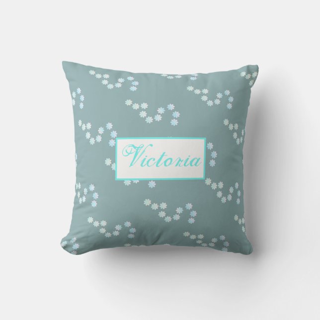 Pétales de fleurs pastel Coussin Victoria Coussin  (Recto)